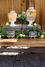 Rustic Lemon Themed Baby Shower Kara S Party Ideas Rustic Baby Shower Baby Shower Themes Baby Shower Decorations
