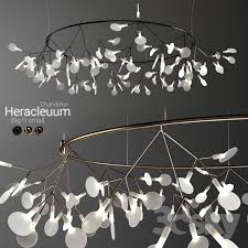 3d Models Ceiling Light Chandelier Moooi Heracleum Big O Small Moooi Light Chandelier Moooi