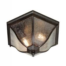 Even a small recessed ceiling can create an impact, especially when strategic lighting is involved. Flush Fitting Porch Ceiling Light Fitting In Weathered Bronze