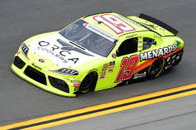 Similarly one may ask, who drives the 17 car in nascar? 19 Joe Gibbs Racing 2019 Xfinity Paint Schemes Jayski S Nascar Silly Season Site