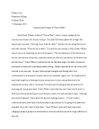 Critic papers in an online academic exchange platform service that connects students to writers looking to complete term. Doc Summary And Critique Of This Is Water Willard Mcglynn Academia Edu