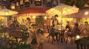 Cafe anime