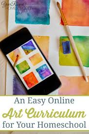 An Easy Online Art Curriculum For Your Homeschool Homeschool Art Homeschool Art Projects Homeschool Art Curriculum