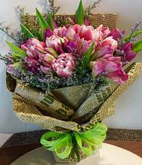 Tulips Hand Bouquet Wedding Flower Packages Flower Delivery Hand Bouquet