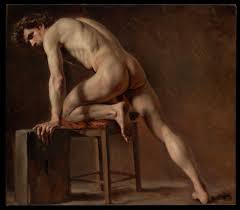 Attributed to Gustave Courbet | Study of a Nude Man | The Metropolitan  Museum of Art