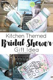Oftentimes, hosting a bridal shower can be a little stressful—from the preparations, to invitations, to venues, and even to gifts. Kitchen Themed Bridal Shower Gift Idea Kelly Leigh Creates