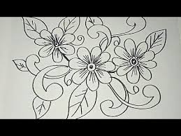 Inspirasi keren menggambar bunga ornamen dengan mudah youtube. 30 Spesial Sketsa Motif Batik Modifikasi Gambar Batik