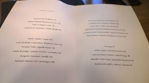 We Like The Idea Of A Double Page Menu Like Here At Clown Bar In Paris Super Simple To Print And Then On The Cover Could Be A Big Red Menu Design