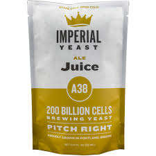 a38 juice imperial organic yeast