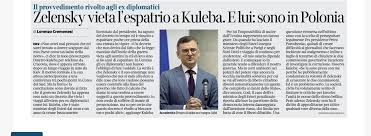 Corrierre della Sera, Дмитрий Кулеба, побег