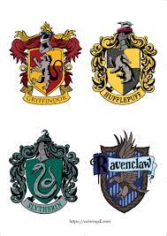 Coloriage Harry Potter Maisons De Poudlard Coloriage Gratuit A Imprimer Dessin 2021