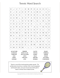 Review Tennis Related Terms With A Fun Word Search Puzzle Game Free For You To Print Or Play Online In 2020 Word Search Puzzle Word Search Games Cool Words