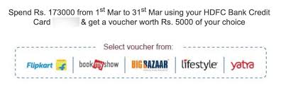 Get amazing discount on yatra.com using your hdfc bank card at payzapp. Credit Card Spend Based Offers From Hdfc Sbicards March 2020 Cardexpert