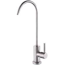 You have surely seen those magazine photos of kitchen sinks with two faucets. Hapyly Kitchen Water Filter Faucet Sink Water Filtration Faucet 100 Lead Free Single Handle Drinking Water Filter Faucet For Ro Units And Filtration Systems Stainless Steel 1 4 Inch Tube Faucet Stems Tools Home