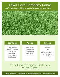 Lawn Care Flyer Template By Vertex42 Com Lawn Care Flyers Lawn Care Business Lawn Care Flyers Templates