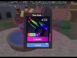 Maybe you would like to learn more about one of these? Redeem This Code In Mm2 To Get A Free Chroma Laser Godly Gun Roblox Mm2 Youtube