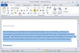 Double spacing is the norm for essay assignments, so if you are in doubt about expectations, you should format your paper with double spacing. Ms Word 2010 Double Space Text