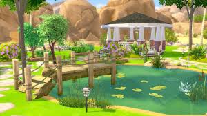 Community Garden The Sims 4 Speed Build Sims Community Gardening Sims 4