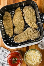 If using smaller air fryer basket, you will need to cook in batches. Air Fryer Chicken Parmesan Spend With Pennies
