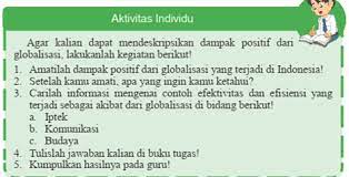 Efektivitas dapat diartikan sebagai pengukuran keberhasilan dalam pencapaian tujuan yang telah diinginkan. Mengerjakan Pr Dampak Positif Globalisasi