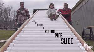 Purchased playground equipment is often not as strong as it should be, causing injuries to many children each year. How To Build A Rolling Pipe Slide Youtube