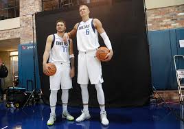 luka doncic and kristaps porzingis are the new faces of the