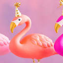 Party Flamingo Display - Glitterville Studios