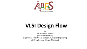 vlsi design flow by mr shailendra bisariya