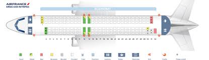 seat map and seating chart airbus a320 200 air france