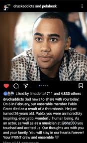 Sad news of Pablo Grant : r/skam