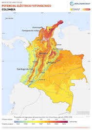 Gran mapa detallado de carreteras de colombia. Solar Resource Maps And Gis Data For 200 Countries Solargis