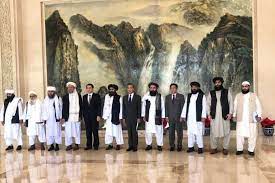 The taliban delegation leaves the hotel after meeting with representatives of russia, china, the united states, pakistan, afghanistan, and qatar in moscow on march 19. China Pledges Support For Taliban In Afghanistan But Demands End To Etim Ties South China Morning Post