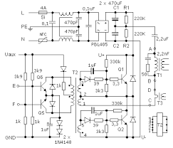 Apro il contenitore ed analizzo lo schema. Power Supply Switching Atx