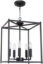 Shop dining room lighting at lumens.com. Hormones 5 Light Foyer Chandelier Black Farmhouse Lantern Light Fixture Dining Room Lighting Fixtures Hanging Ceiling