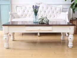 Ethan allen 4 drawer large country french coffee table. Shabby Chic French Provincial Vintage Coffee Table With Drawer No76 Shopgoldenpineapple