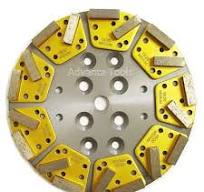 9PK Diamond Grinding Disc / Shoe Plus One 10" Grinding Plate | eBay