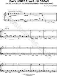 Print And Download Davy Jones Plays His Organ Sheet Music From Pirates Of The Caribbean Dead Man S Chest Arran Sheet Music Davy Jones Pirates Of The Caribbean