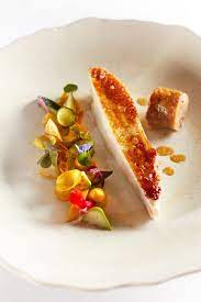 This pear is served with an amazing coffee fondant that you can prepare the day before, to save time on the day of the meal. Anne Sophie Pic From Lausanne Menu