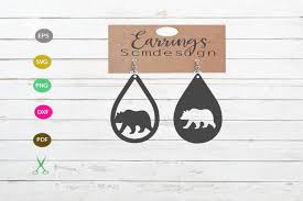 Download 239 free bull bear icons in ios, windows, material and other design styles. Earrings Svg Bear Svg Mama Bear Svg Earrings Svgcut File 269327 Svgs Design Bundles