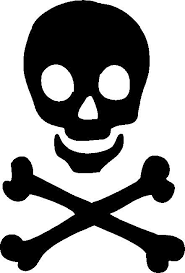 Skull Stencil Skull And Crossbones Stencil Girly Skull Template Simple Skull