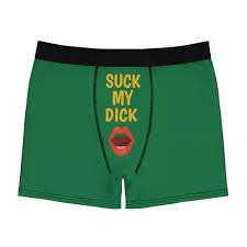 Men's funny underwear with dirty sayings Wacky Bottoms