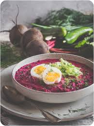 Chlodnik Kalte Rote Bete Suppe Mit Wachsweichem Ei Rote Bete Suppe Rote Bete Gerichte Mit Tomaten