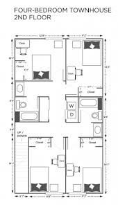 .4 bedroom townhouse, type 1. Apartments And Townhouses At 1855 Place Live On Michigan State University