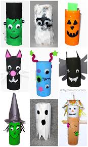 These diy halloween decorations are cute, scary, and easy to make. 9 Toilet Paper Tube Halloween Characters Artsy Momma
