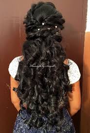 Low ponytails and messy braids are welcome to make your look amazing. Hairstyle For Reception Hair Style For Party
