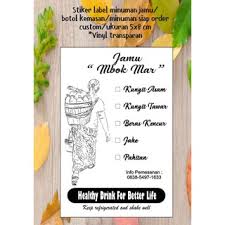 Check spelling or type a new query. Stiker Label Produk Jamu Shopee Indonesia