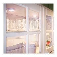 Omlopp Led Spot Wit 6 8 Cm Ikea Bookshelf Lighting Bookcase Lighting Inside Kitchen Cabinets