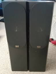 Phase Technology Teatro 7 5 Vdt Tower Stereo Speakers Pair Made In Usa Phasetechnology Speaker Floor Speakers Home Speakers