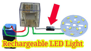 How To Make Rechargeable Emergency Bulb In 2020 Electronics Projects Rechargeable Light Emergency