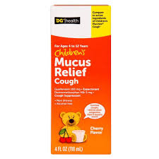 Dg Health Childrens Mucus Relief Cough Suppressant Cherry
